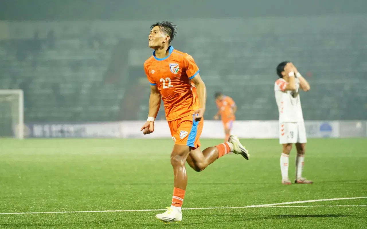 Rickey Meetei broke the deadlock for the India U20