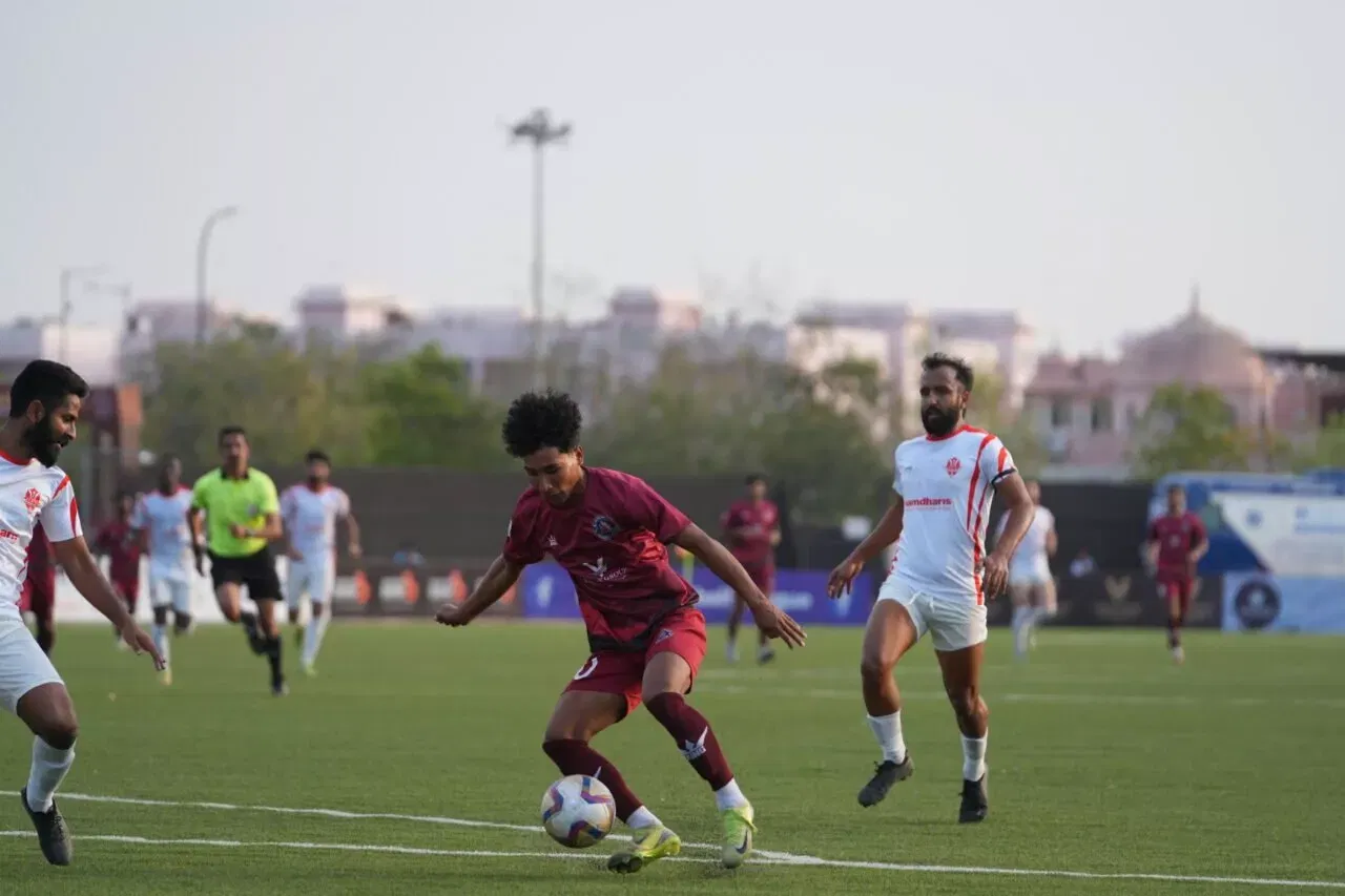 Rajasthan United vs Namdhari FC in the Indian Football League
