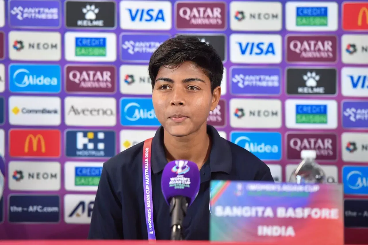 Sangita Basfore ahead of the Japan clash in the AFC Women's Asian Cup