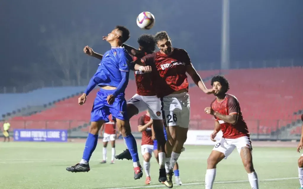 Aizawl FC vs Chanmari FC in the Indian Football League