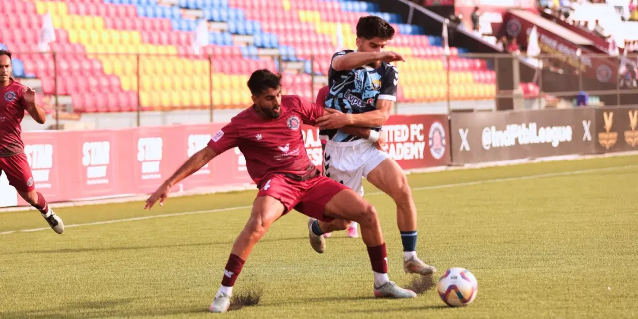 Real Kashmir vs Namdhari in the Indian Football League