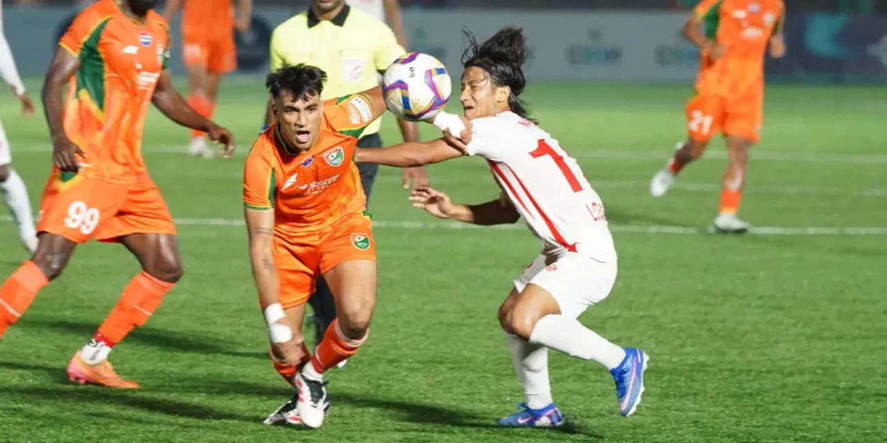 Sreenidi Deccan vs Namdhari in the Indian Football League