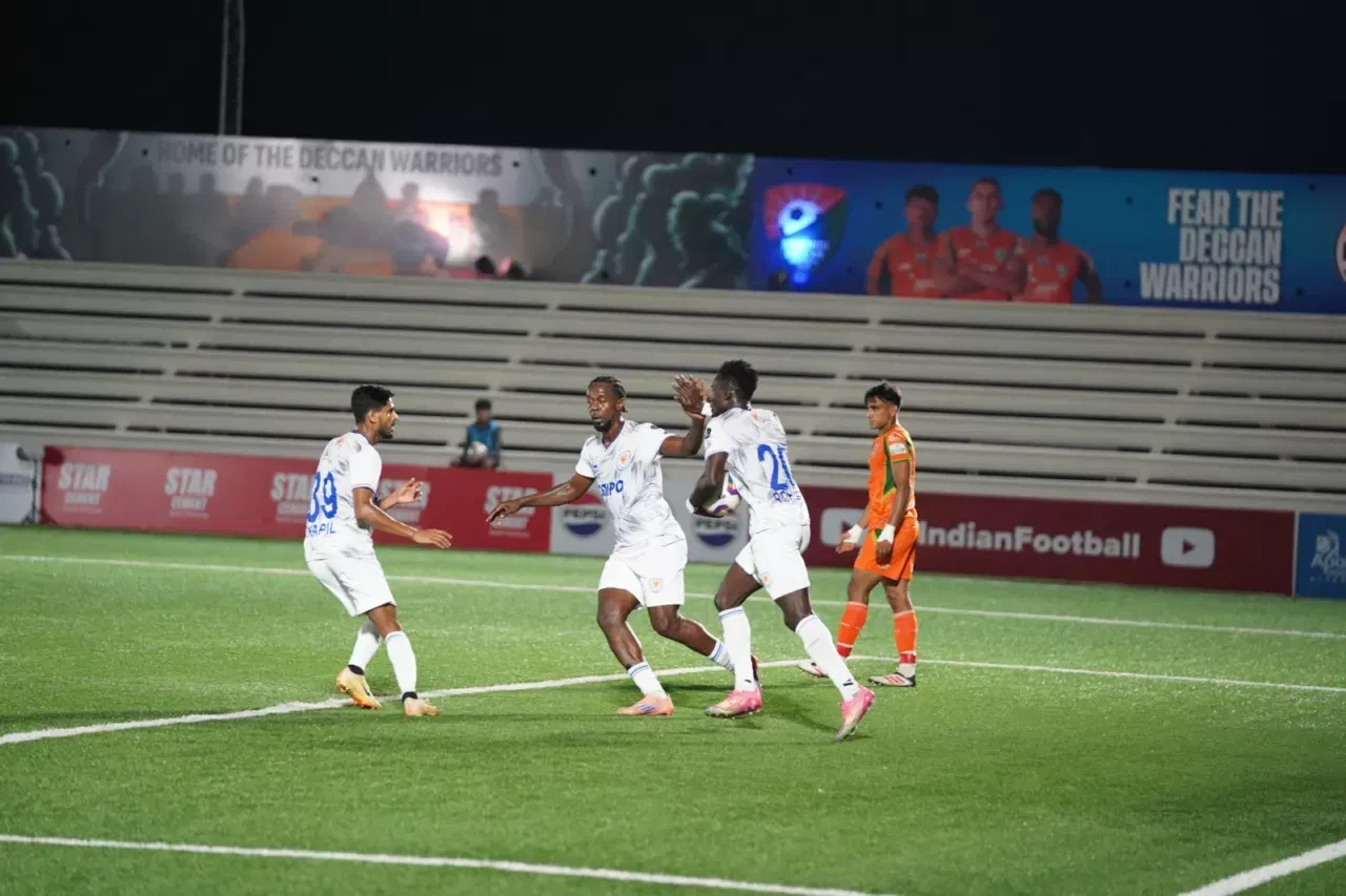 Sreenidi Deccan FC vs Dempo SC in the Indian Football League