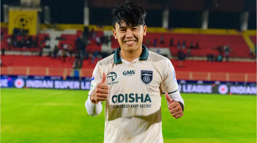 Isak Vanlalruatfela in action for Odisha FC