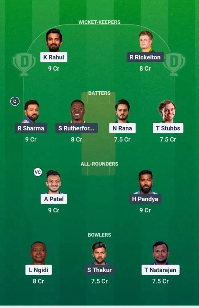DC vs MI Dream11 Prediction, Dream11 Playing XI, Today Match 8, IPL 2026