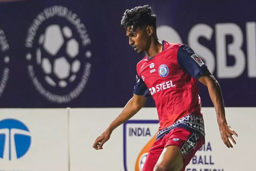 Jamshedpur FC winger Rosenberg Gabriel in action in ISL
