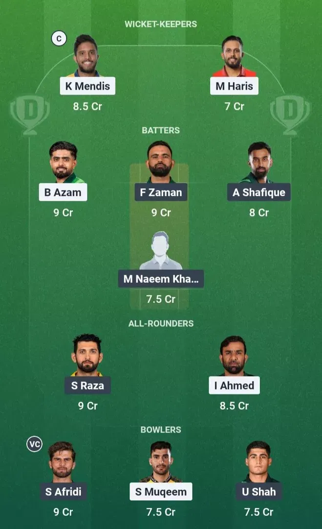 PES vs LAH Dream11 Prediction, Dream11 Playing XI, Today Match 19, PSL 2026