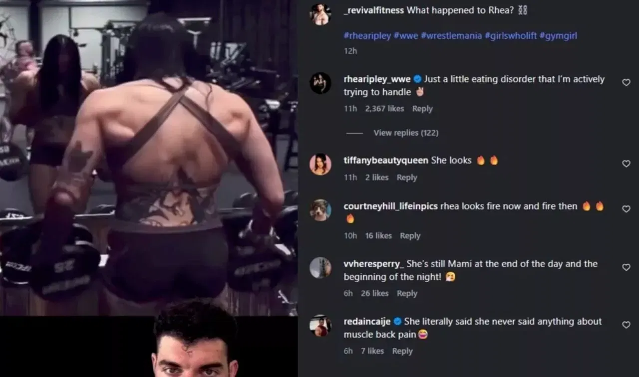 Rhea Ripley eating disorder