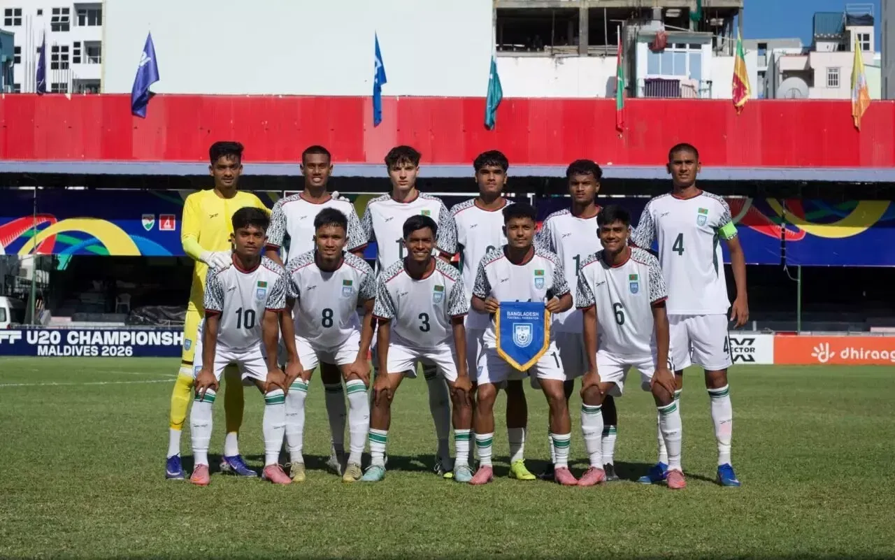 Bangladesh U20 team in the SAFF U20 Championship