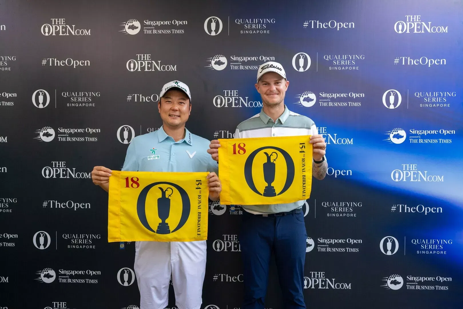 Singapore Open 2026 winner Jeongwoo Ham and runner up Cameron John