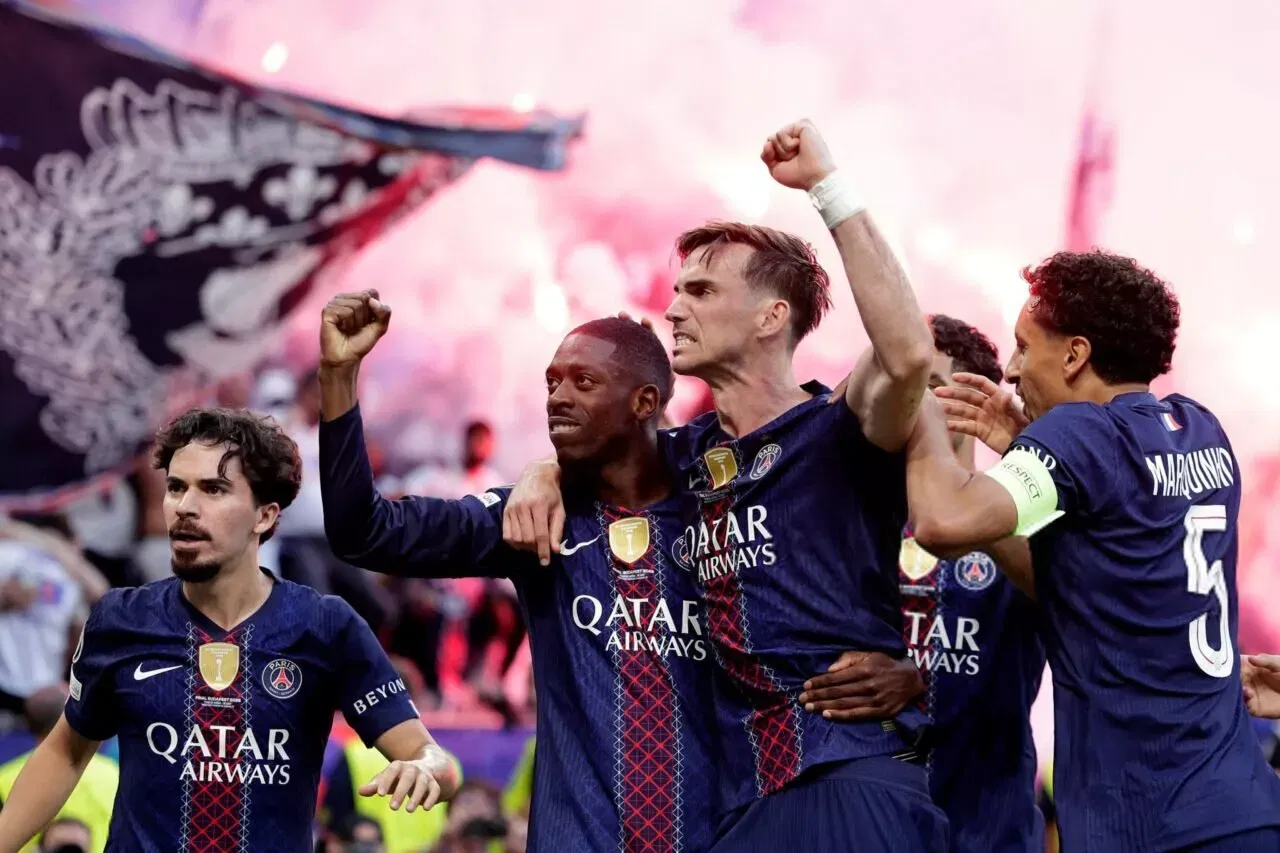 Ousmane Dembélé PSG Champions League Final