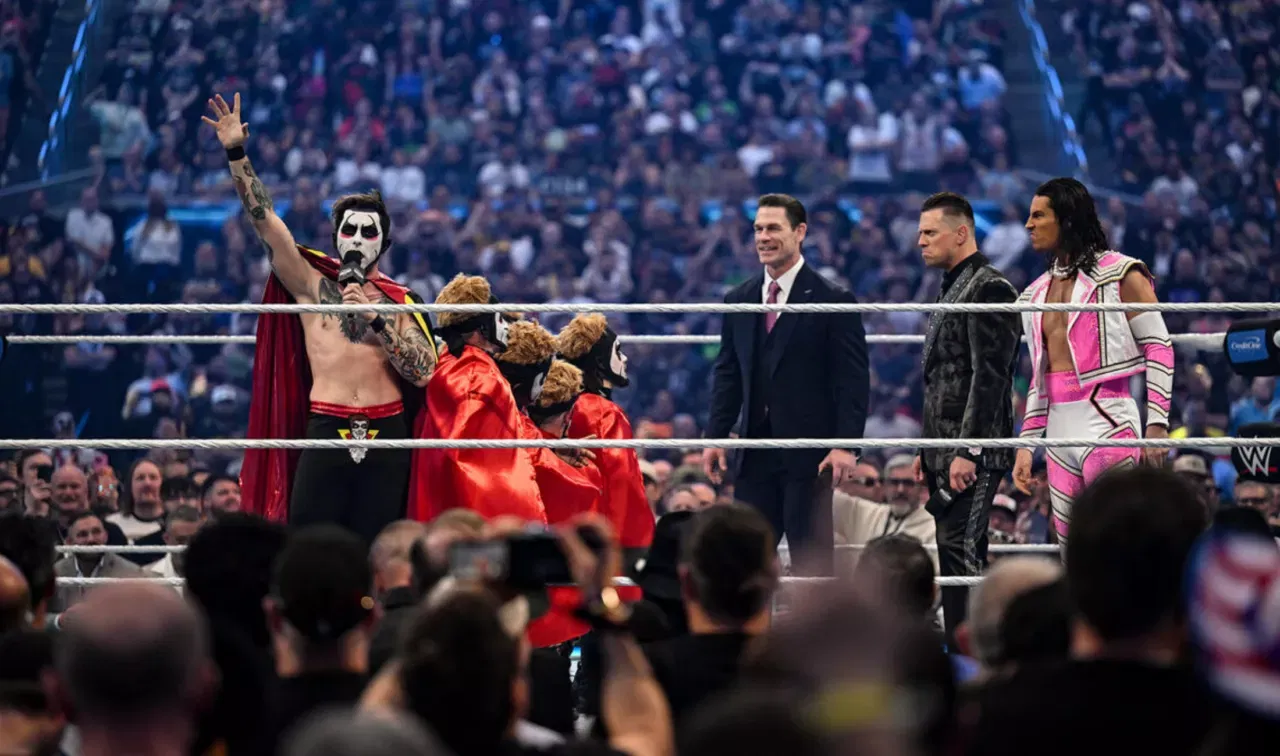 WWE WrestleMania 42 April 19, 2026 Danhausen, John Cena, The Miz & Kit Wilson