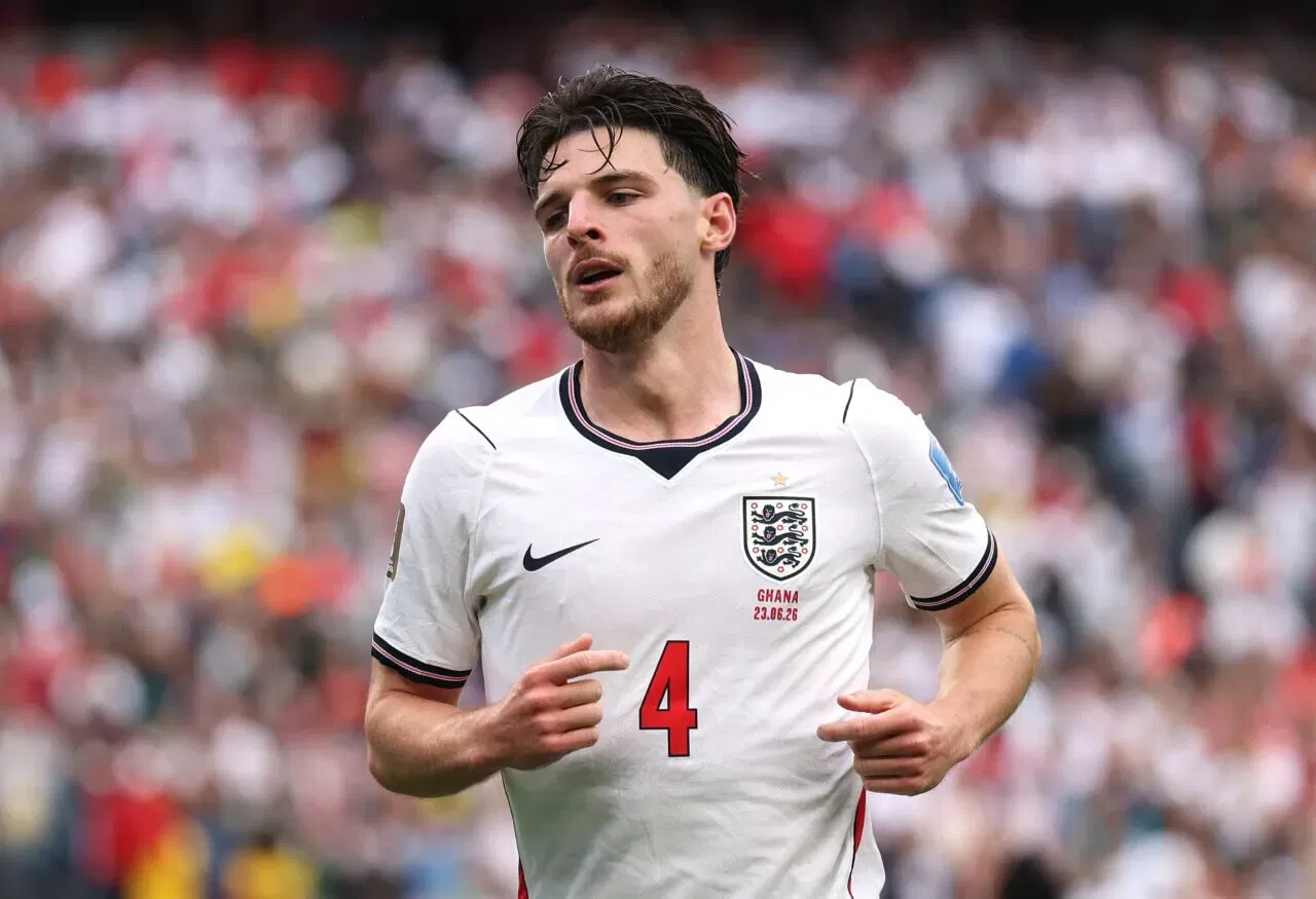 Declan Rice #4 of England