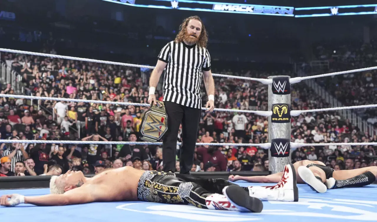WWE SmackDown June 19, 26 Sami Zayn lays out Cody Rhodes & Gunther