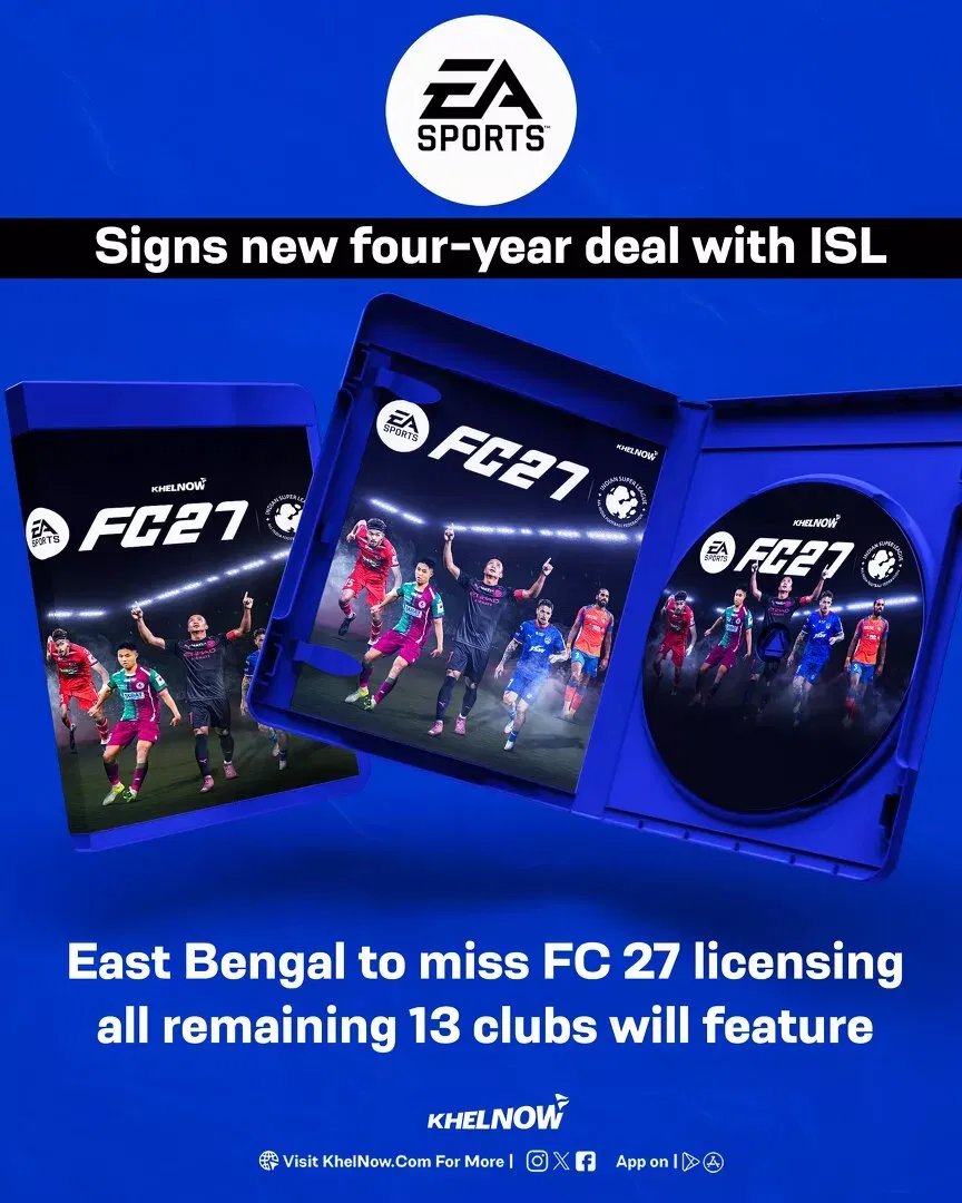 EA Sports and the ISL have signed a new four-year licensing agreement for the FC series. East Bengal, however, is set to feature as a generic team in EA Sports FC 27.