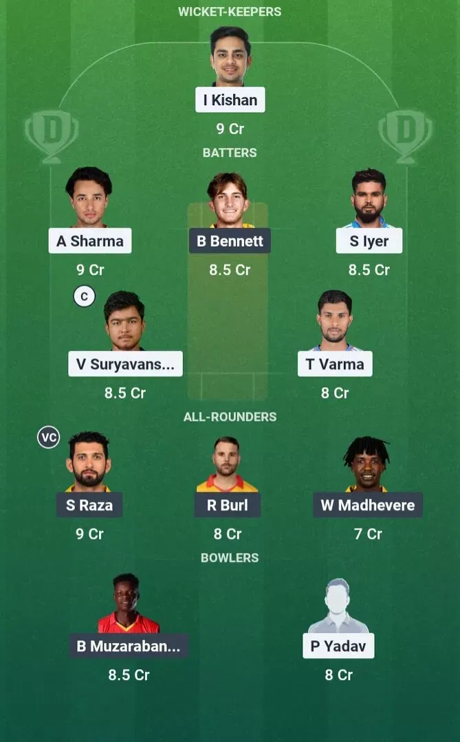 ZIM vs IND Dream11 Prediction, Dream11 Playing XI, Today Match 3rd, Zimbabwe vs India T20I series 2026