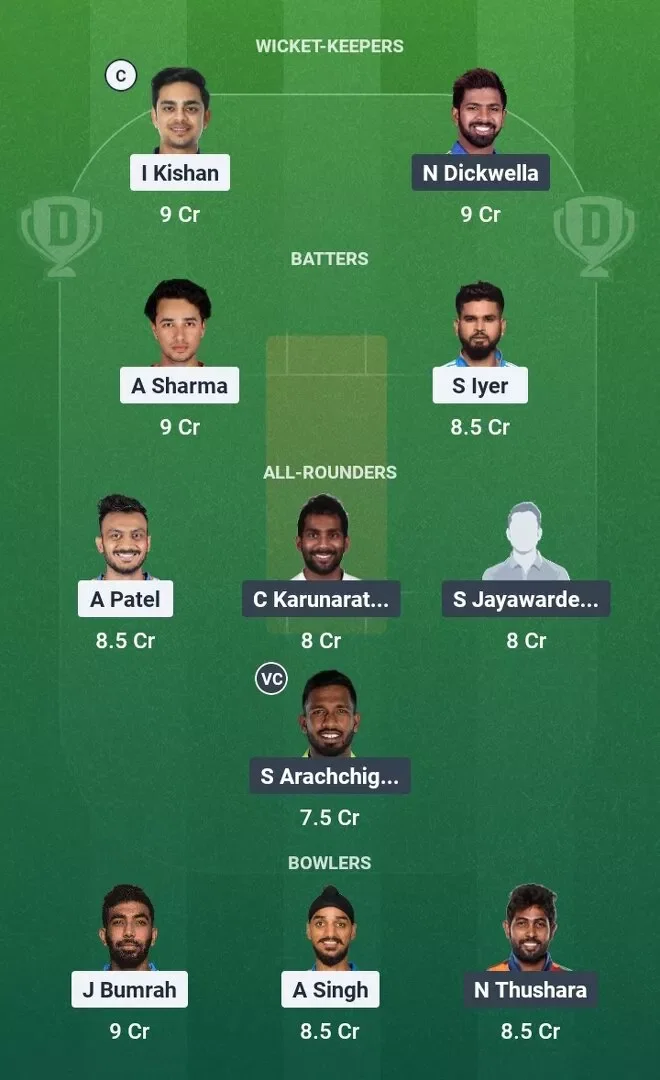 IND vs SL Dream11 Prediction, Dream11 Playing XI, Today 2nd Semi-final, Men's Asian Games 2026