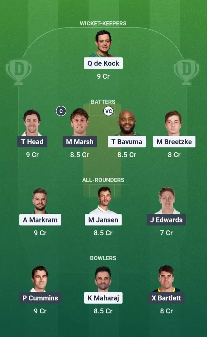 SA vs AUS Dream11 Prediction, Dream11 Playing XI, Today Match 3rd, South Africa vs Australia ODI Series 2026