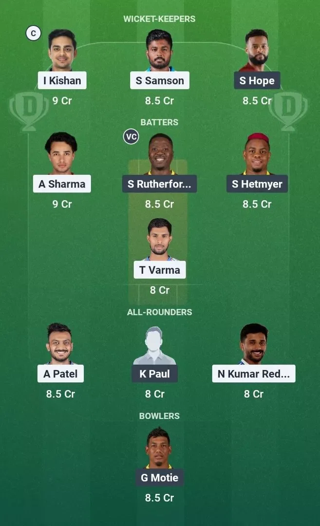 IND vs WI Dream11 Prediction, Dream11 Playing XI, Today Match 5th, India vs West Indies T20I Series 2026
