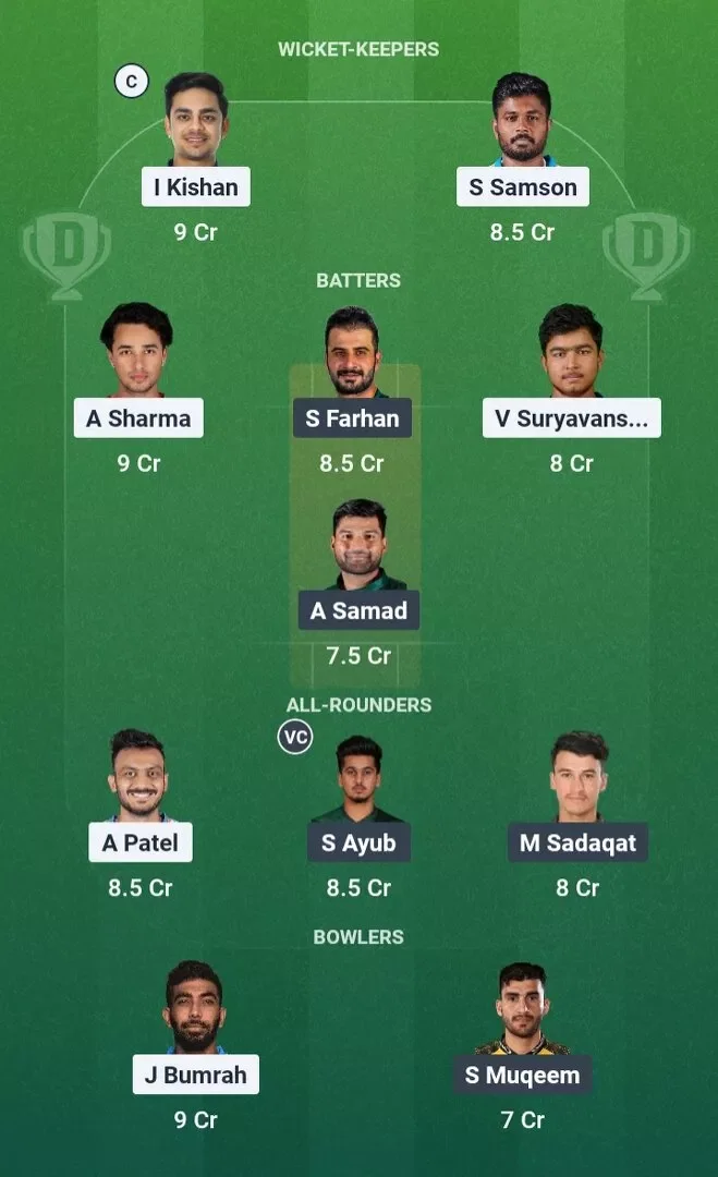 IND vs PAK Dream11 Prediction, Dream11 Playing XI, Today final, Men's Asian Games 2026