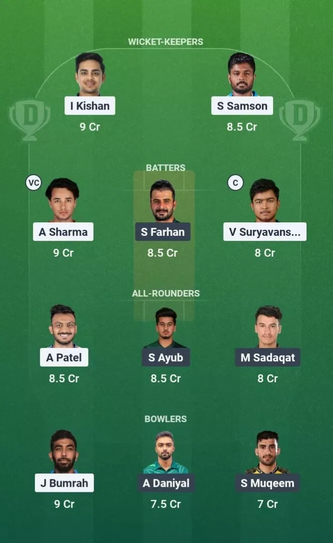 IND vs PAK Dream11 Prediction, Dream11 Playing XI, Today final, Men's Asian Games 2026