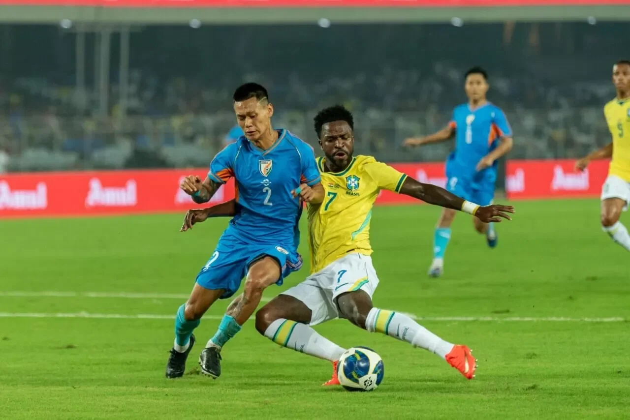 Estevao, Pedro & Lino aid Brazil to beat India 4-0 in an historic international friendly