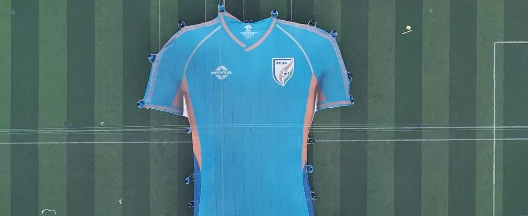 Nivia & India reveal 70 foot Jersey